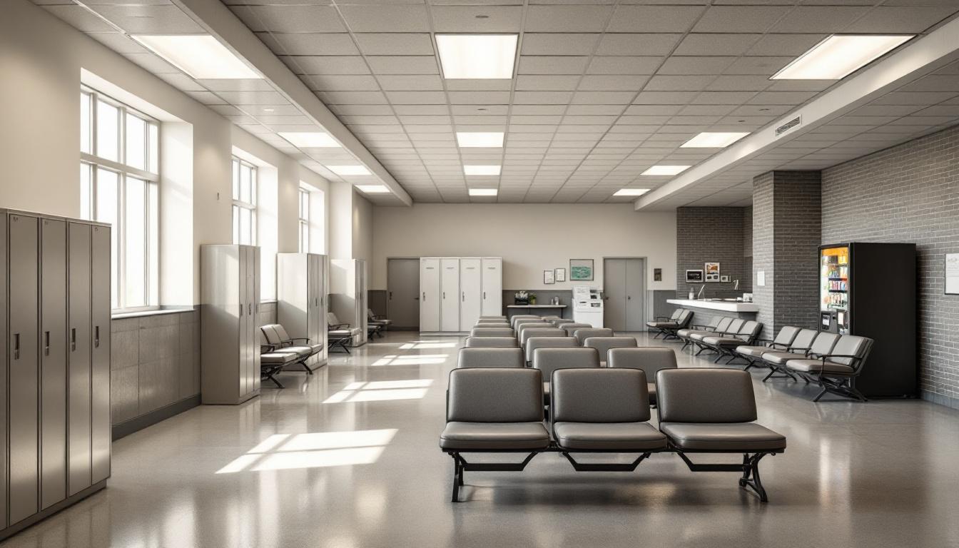 Visitation area at MacDougall-Walker Correctional Institution