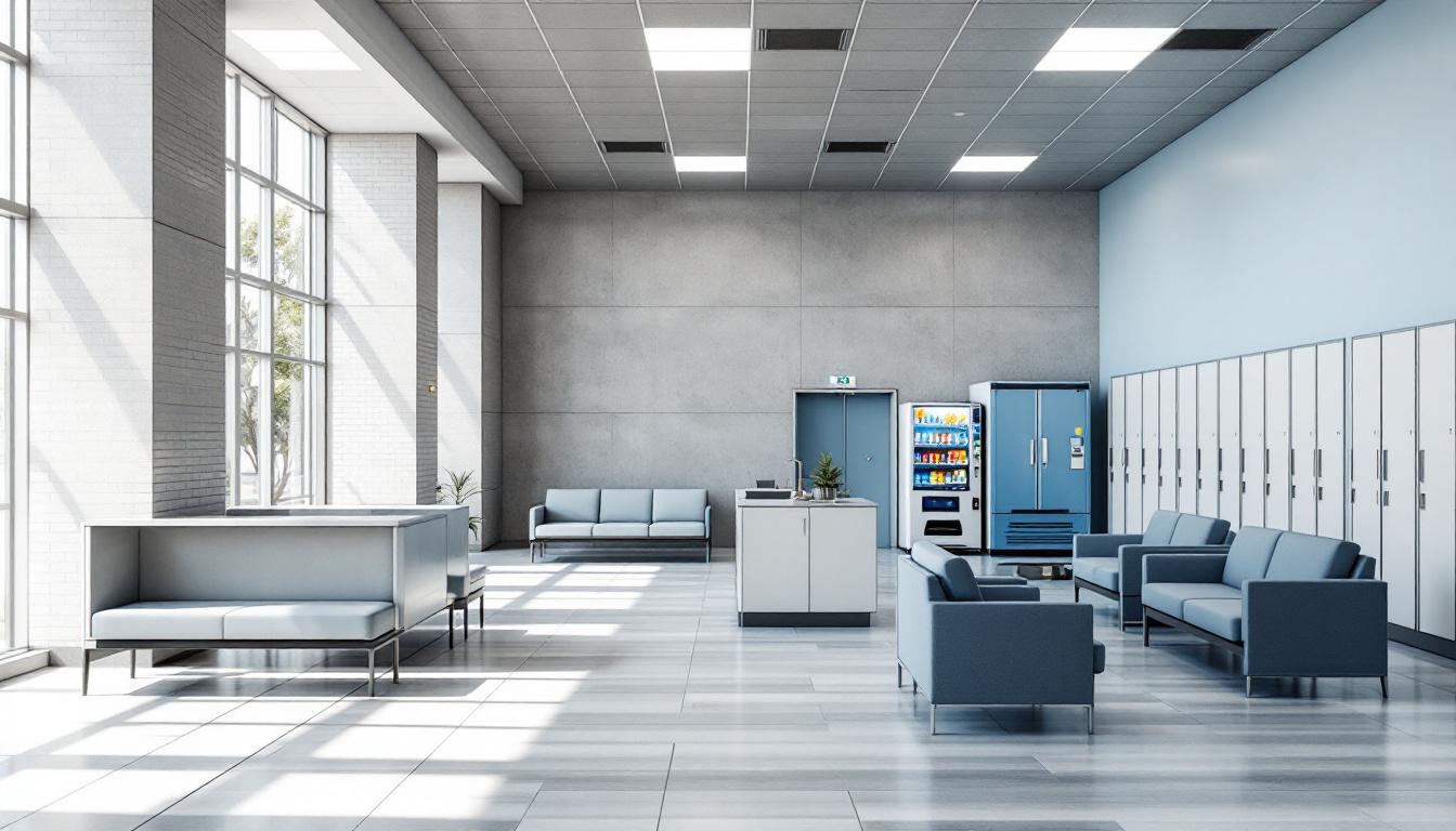 Visitation facilities and waiting area at Robinson Correctional Institution
