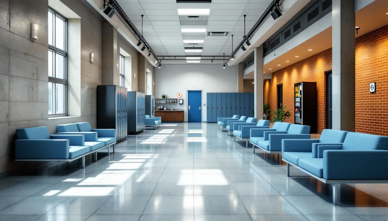 Visitation facilities and waiting area at Hampden County Pre-Release Center
