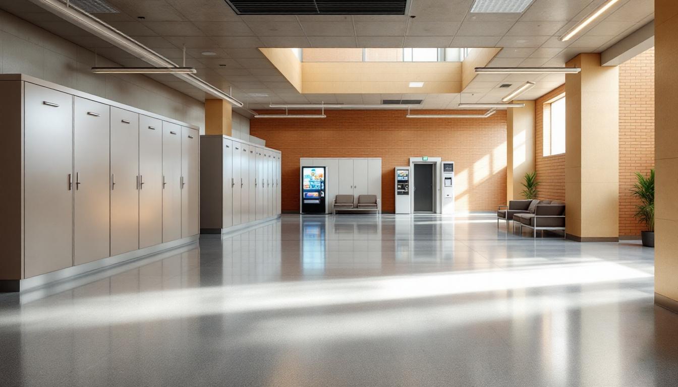 Visitation facilities and waiting area at Middlesex House of Correction and Jail