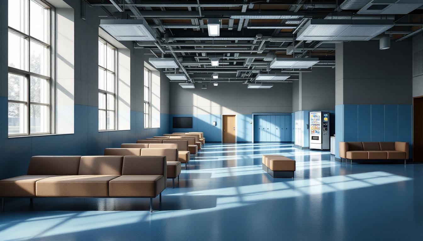 Visitation facilities and waiting area at Lawrence Correctional Alternative Center