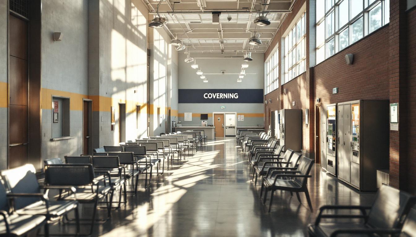 Visitation area at FMC Devens