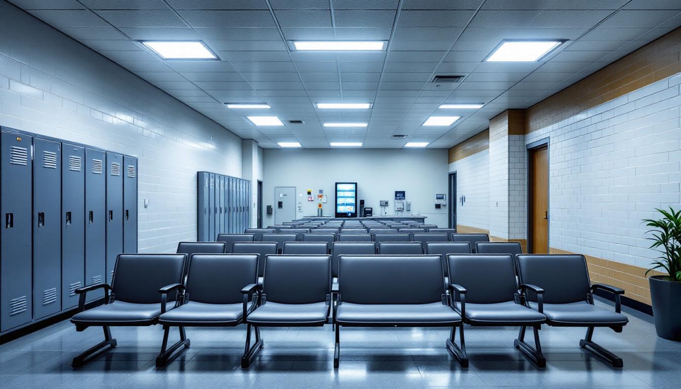 Visitation area at Rolette County Sheriff's Office