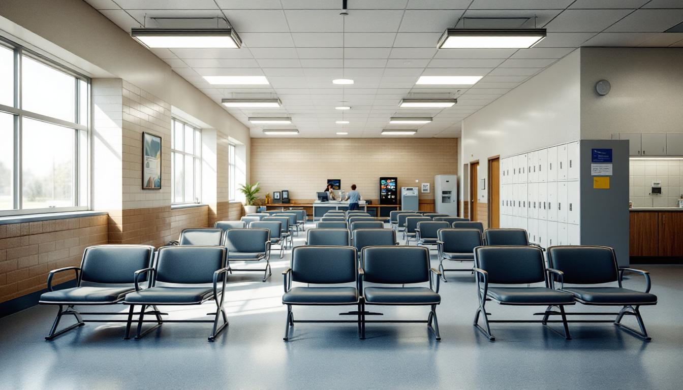 Visitation area at Childersburg work release