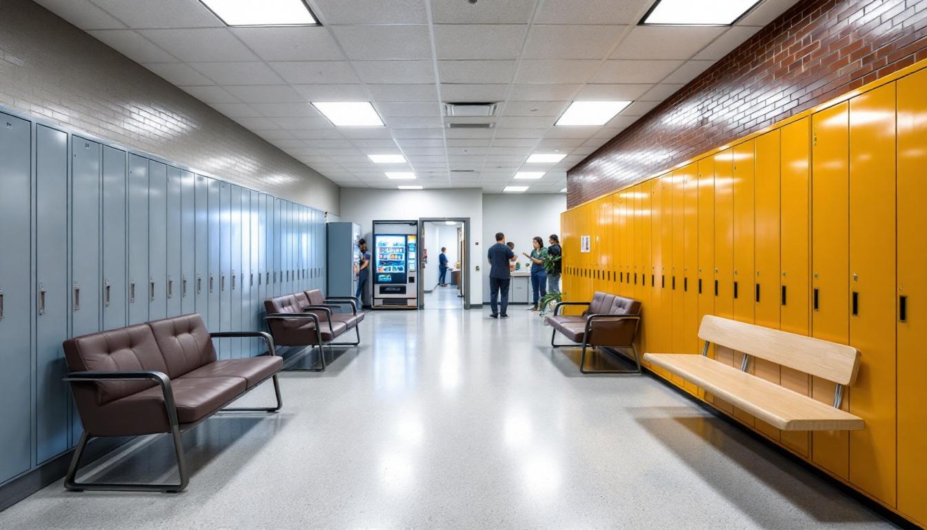 Visitation area at Colbert County Sheriff's Office