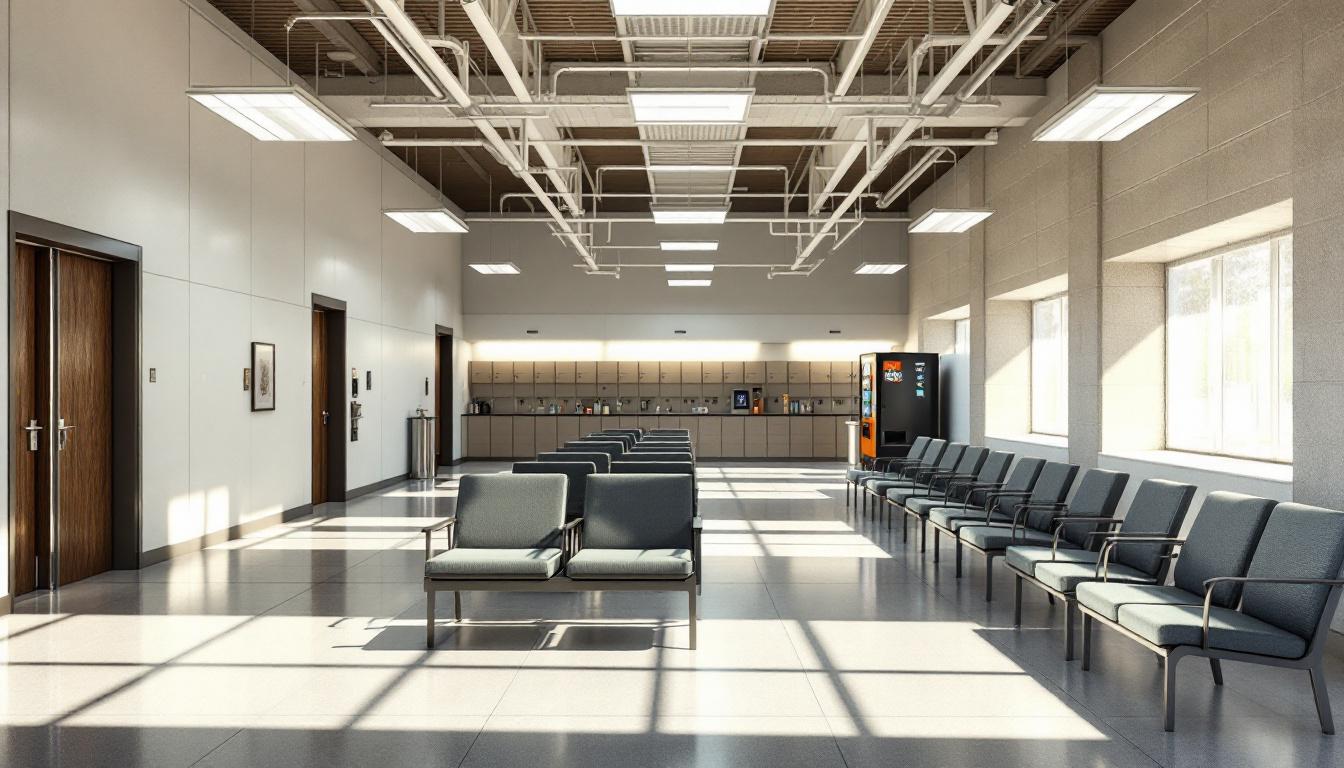 Visitation area at Geneva County Jail