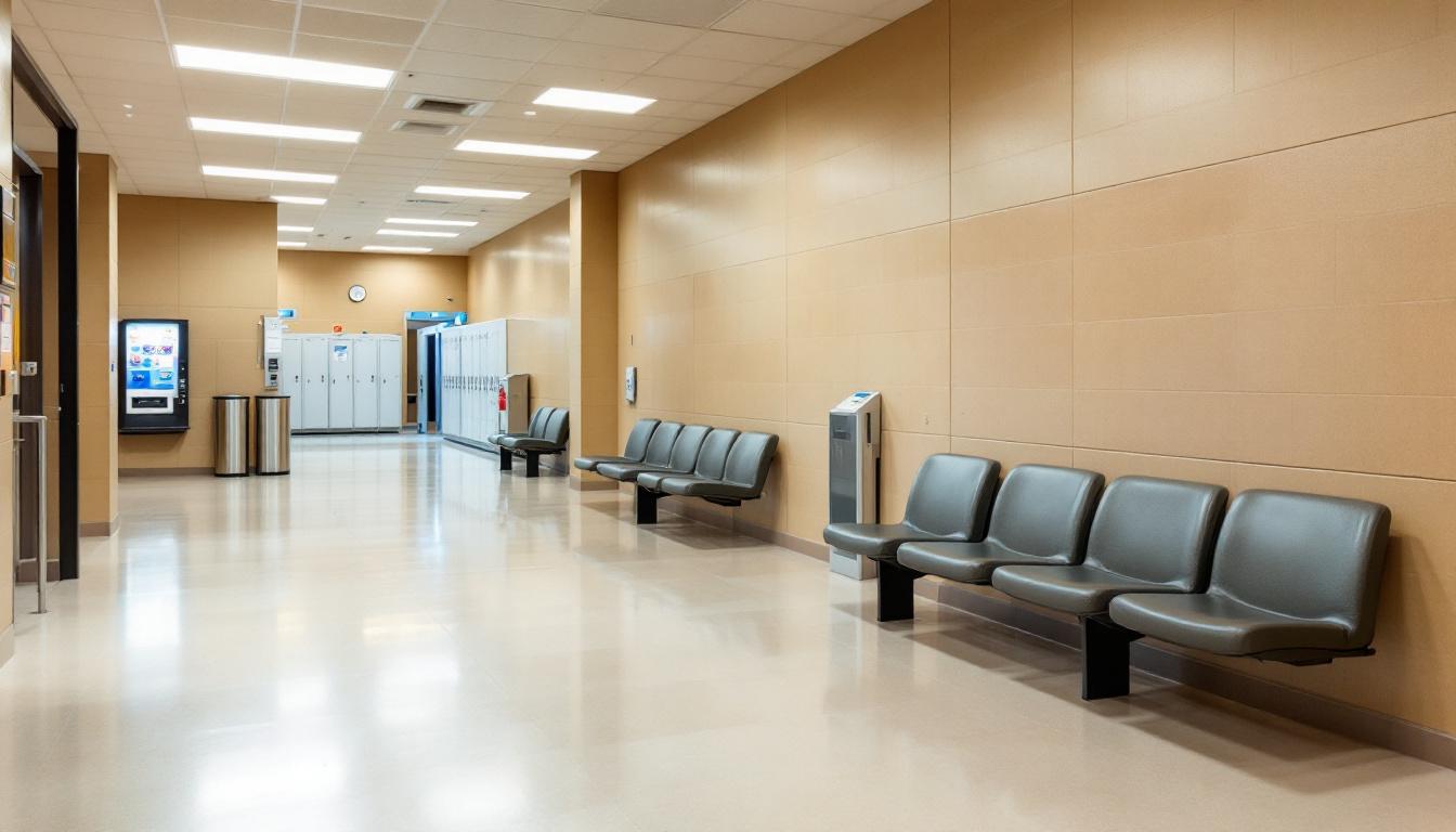 Visitation facilities and waiting area at Blount County Correctional