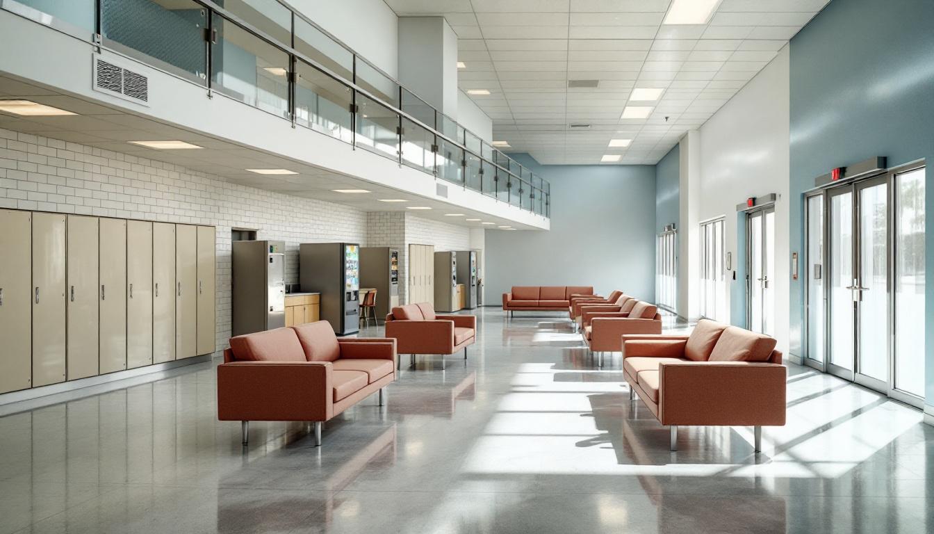 Visitation area at St. Clair County Jail – Pell