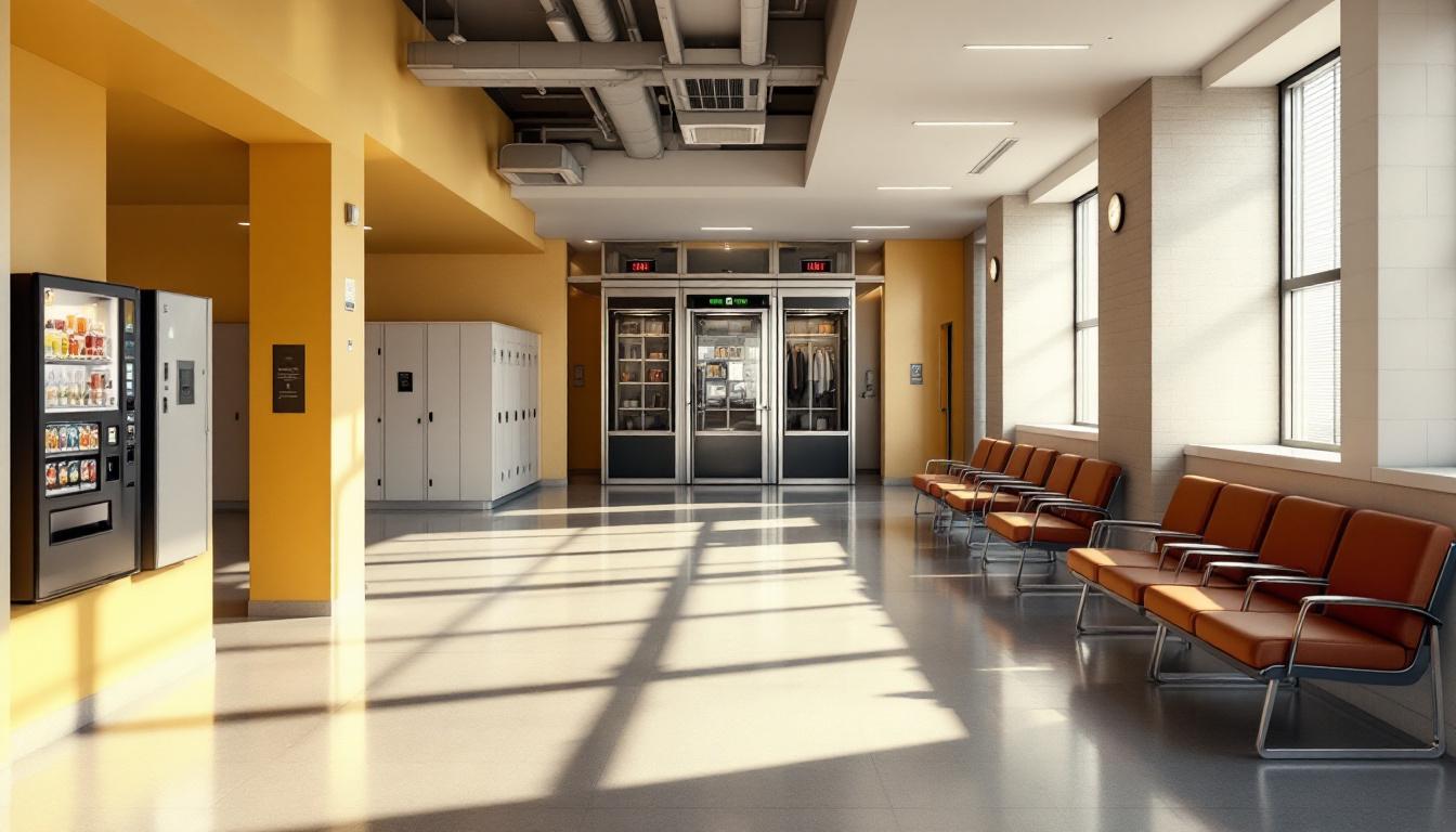 Visitation facilities and waiting area at Coffee County Sheriff's Office