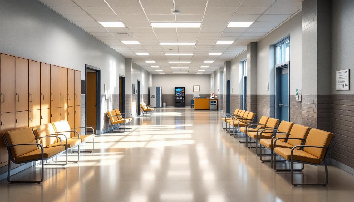 Visitation area at Rankin County Sheriff's Office