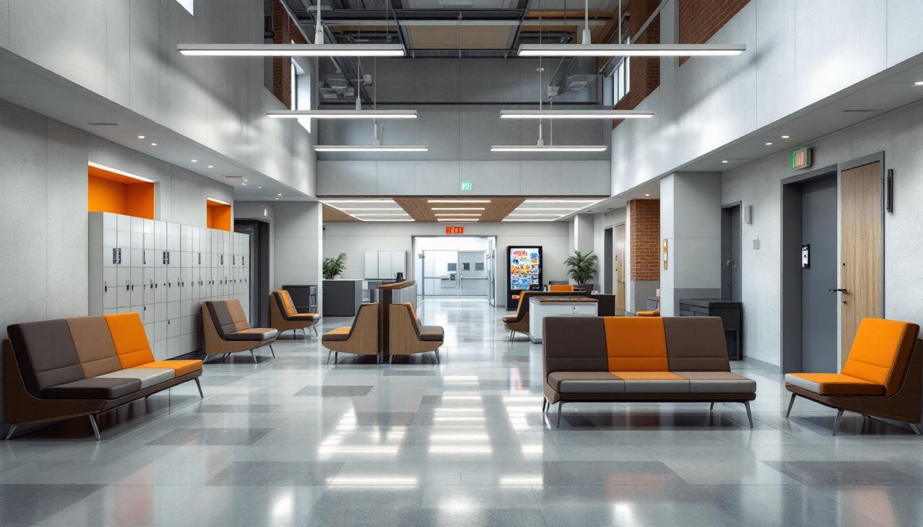 Visitation facilities and waiting area at Lancaster County Detention Center