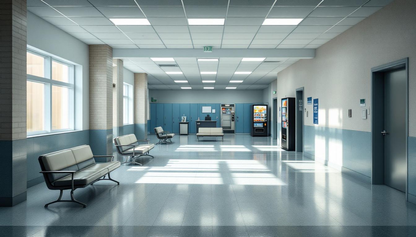Visitation area at Berkeley County Detention Center
