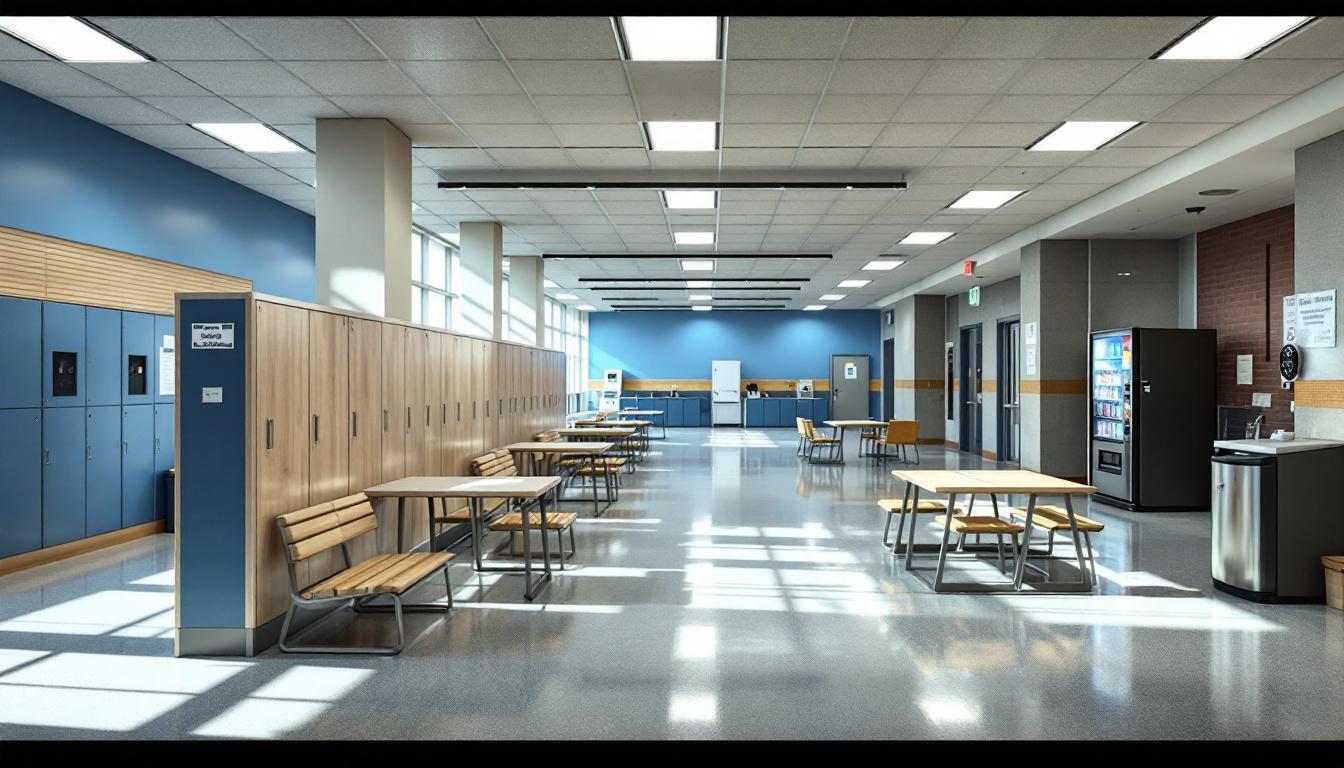 Visitation facilities and waiting area at York County Detention Center