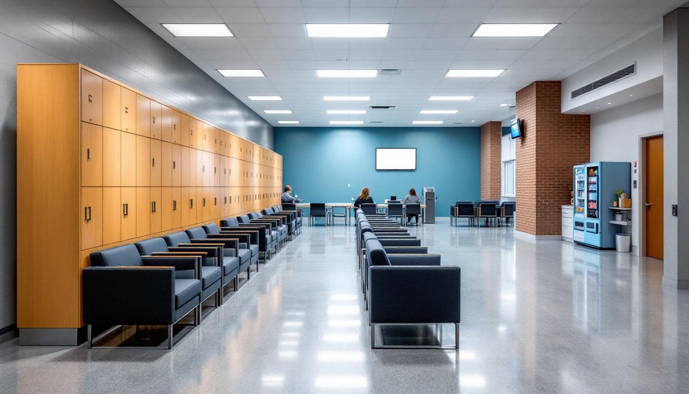 Visitation area at Tyger River Correctional Institute