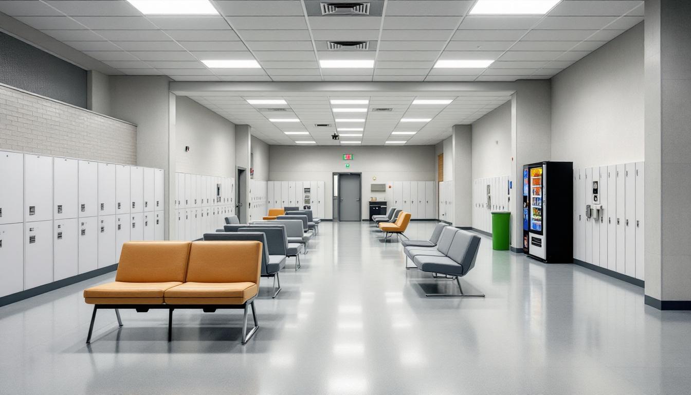 Visitation area at Goodman Correctional Institute