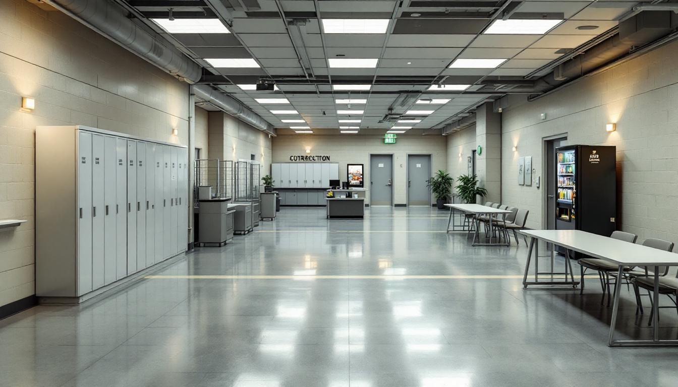 Visitation area at Wateree River Correctional Institution