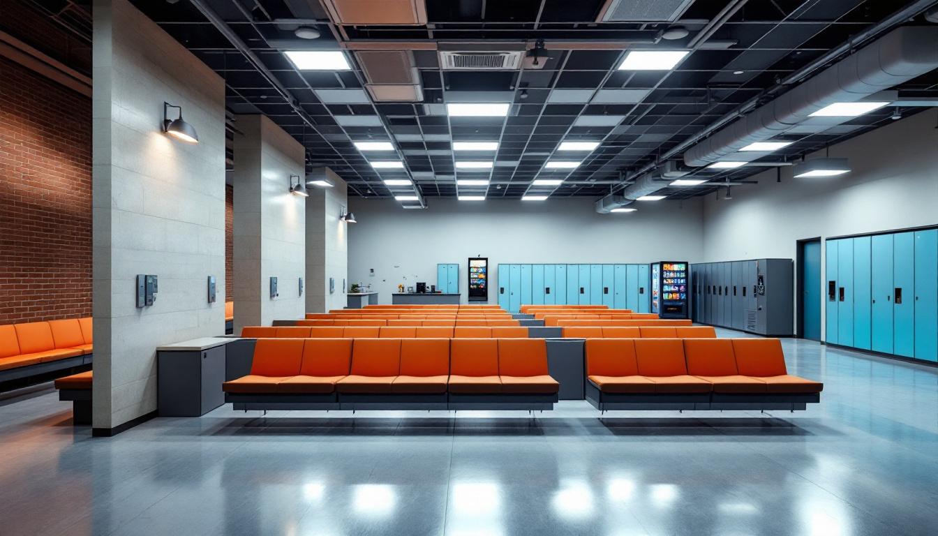 Visitation area at Saluda County Detention Center