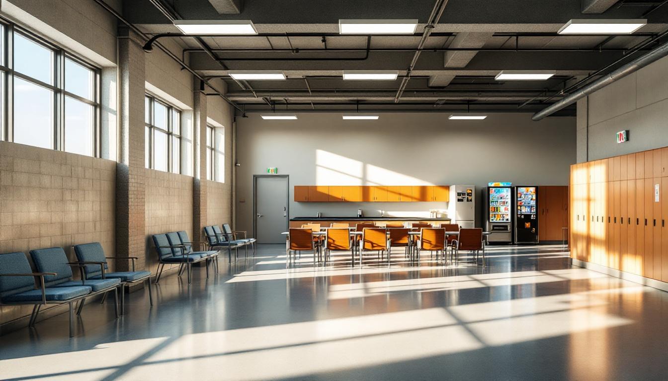 Visitation facilities and waiting area at Bent County Correctional Facility