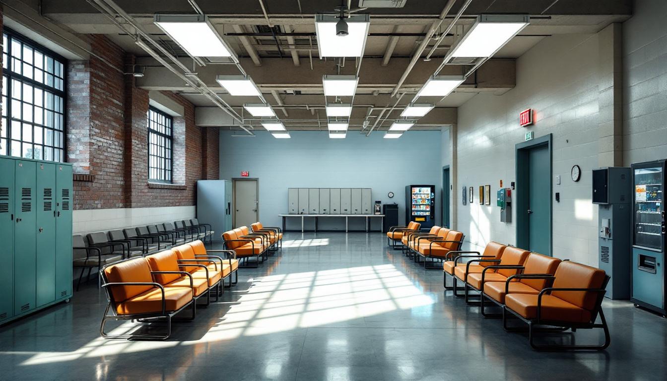 Visitation area at San Carlos Unit Visitation - Arizona State Prison Complex Perryville