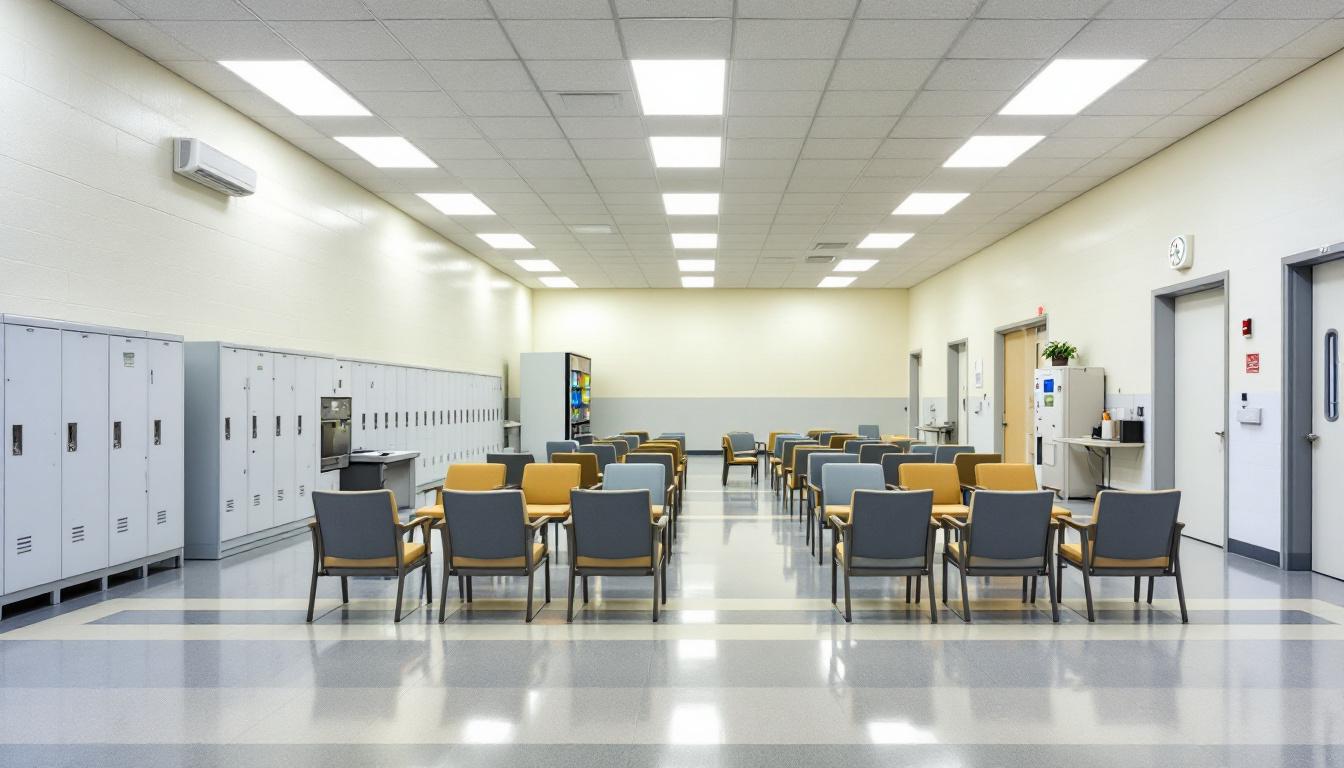 Visitation area at Park County Sheriff's Office