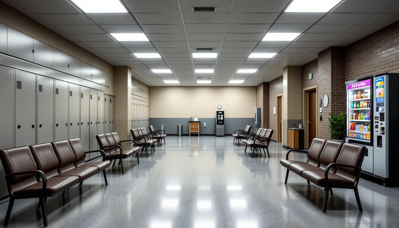 Visitation facilities and waiting area at Garfield County Jail