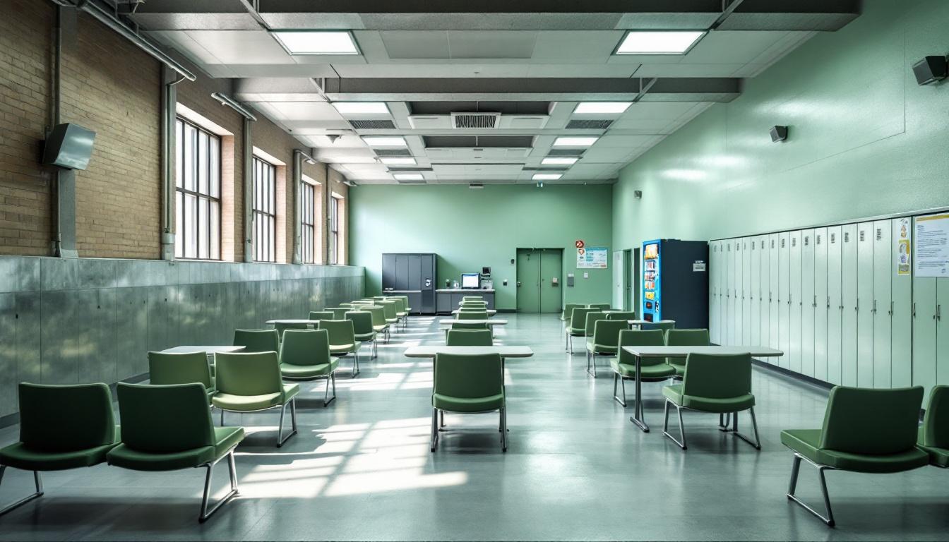 Visitation area at Huerfano County Detention center