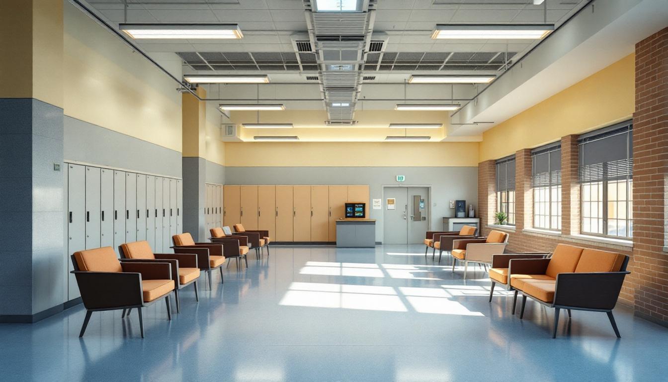 Visitation area at Elbert County Jail