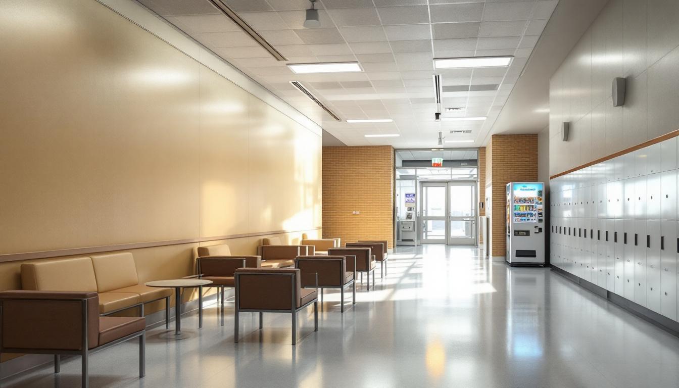 Visitation area at Washington County Justice Center