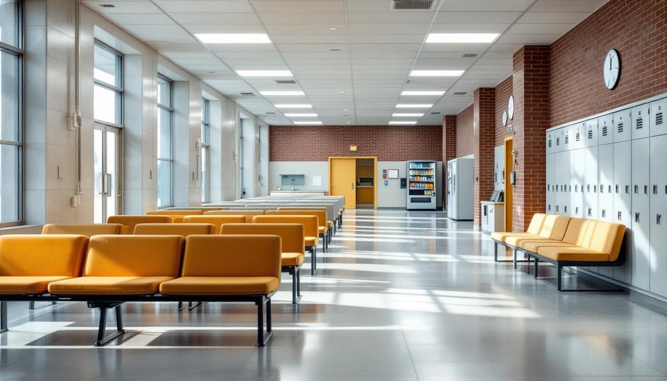 Visitation area at Northern Nevada Correctional Center