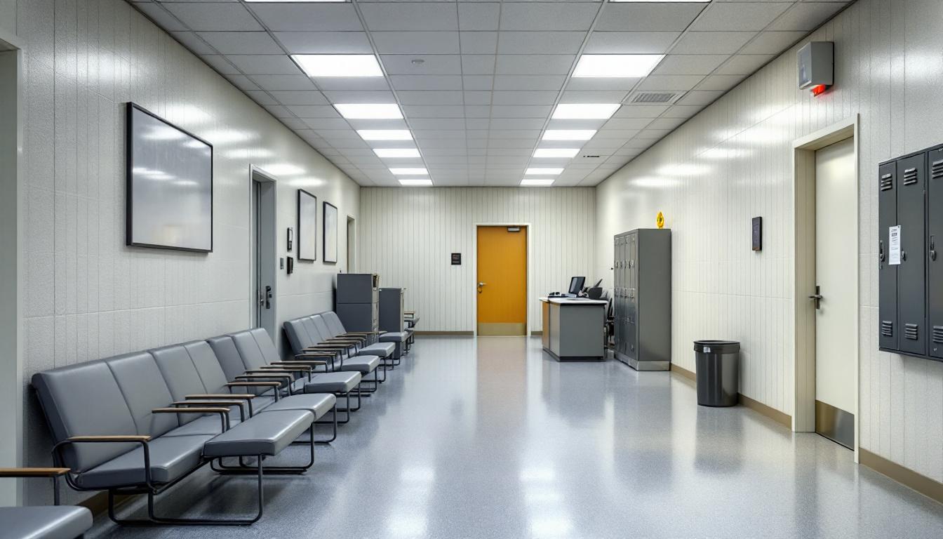 Visitation facilities and waiting area at Casa Grande Transitional Housing Center
