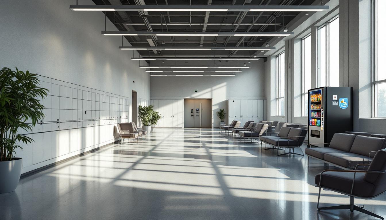 Visitation facilities and waiting area at Nye County Jail