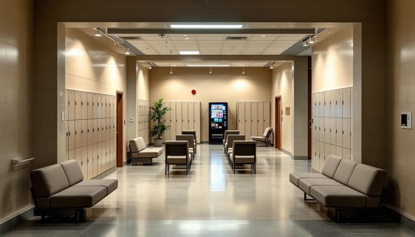 Visitation facilities and waiting area at Pioche Conservation Camp