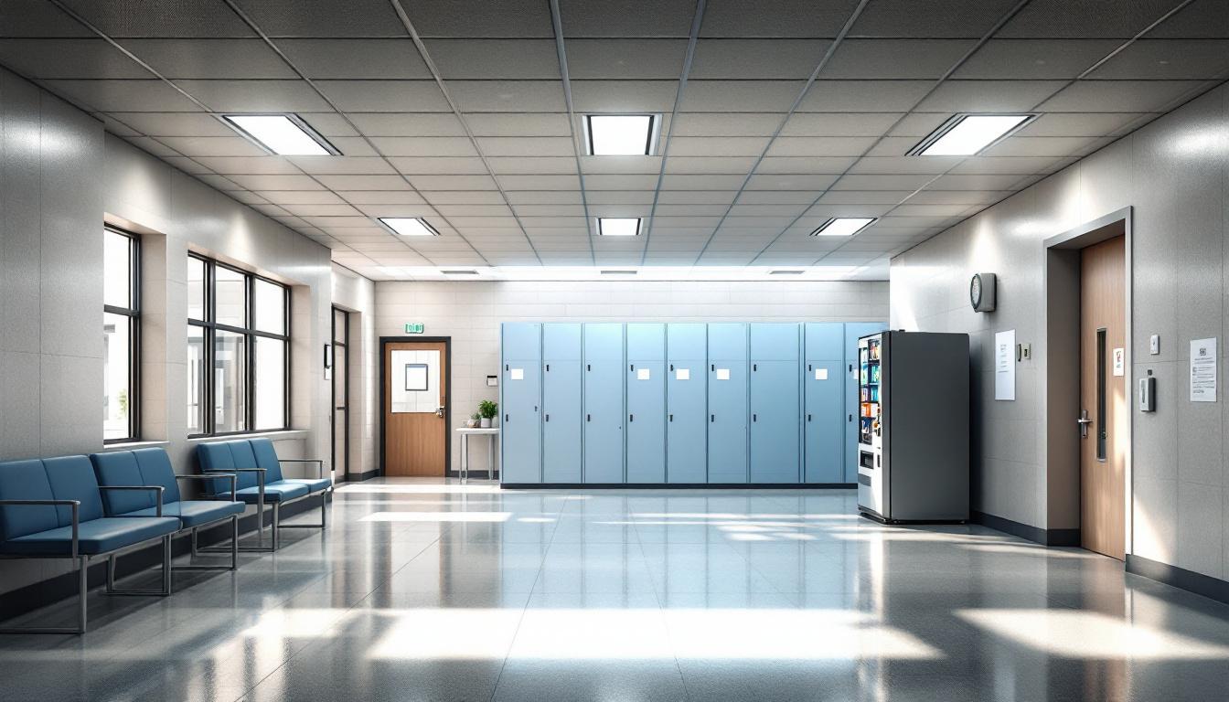 Visitation area at Ely State Prison