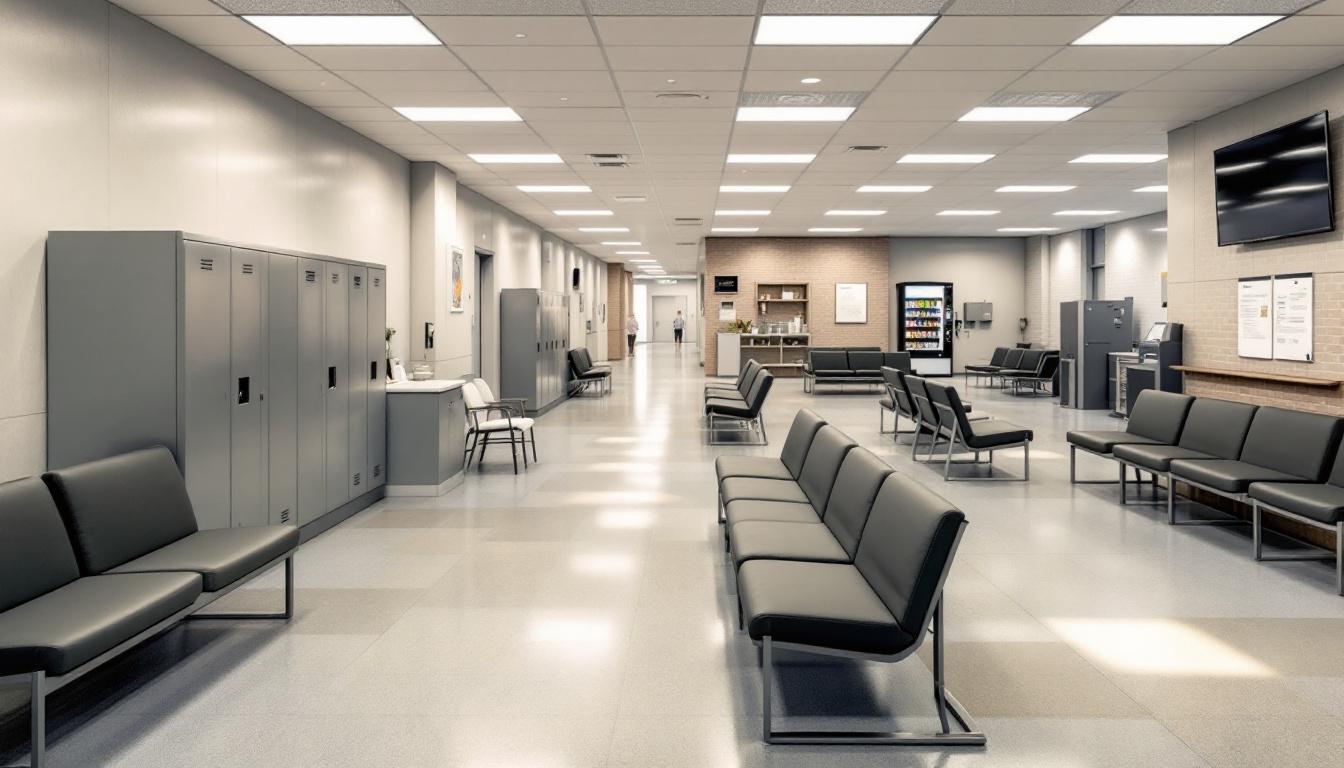 Visitation area at Douglas County Jail - Minden