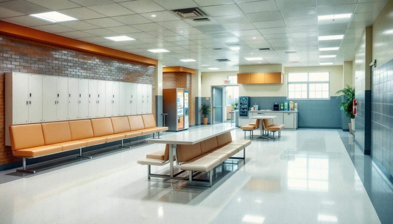 Visitation area at Salem Correctional Center