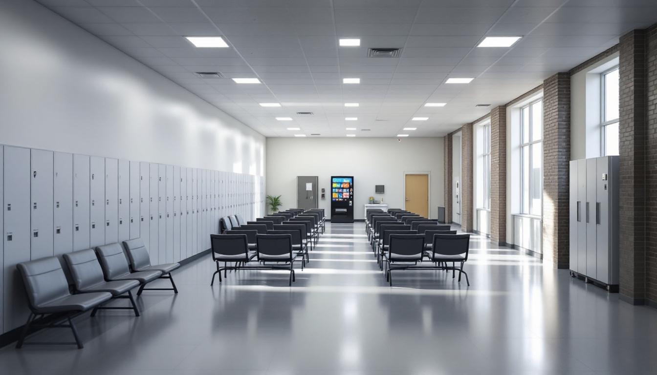 Visitation facilities and waiting area at USP-2 Coleman