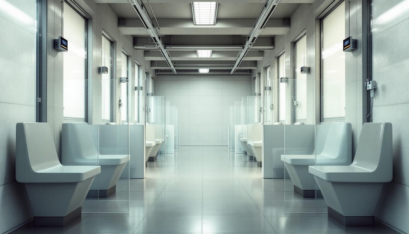 Visitation facilities and waiting area at Southwestern Regional Jail