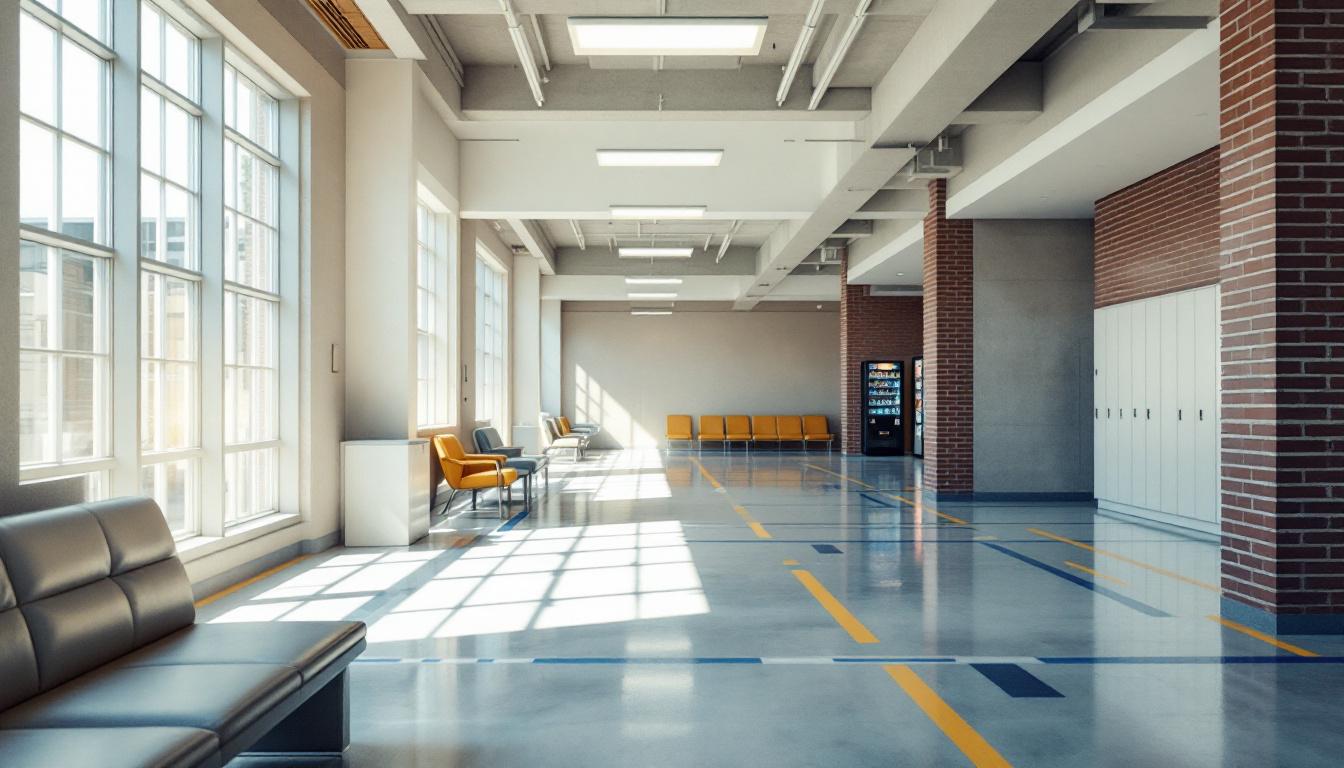 Visitation facilities and waiting area at Ohio County Correctional Complex