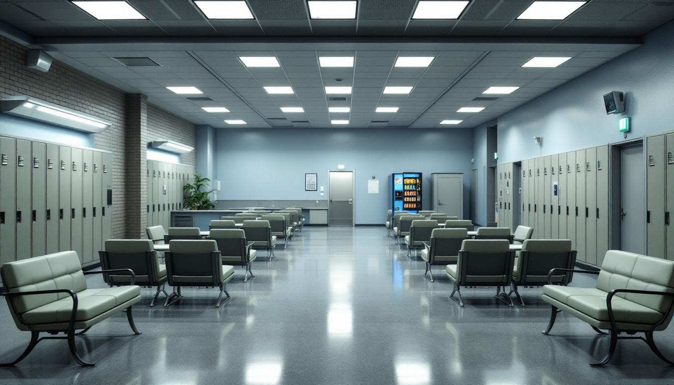 Visitation facilities and waiting area at Ouachita Correctional Center