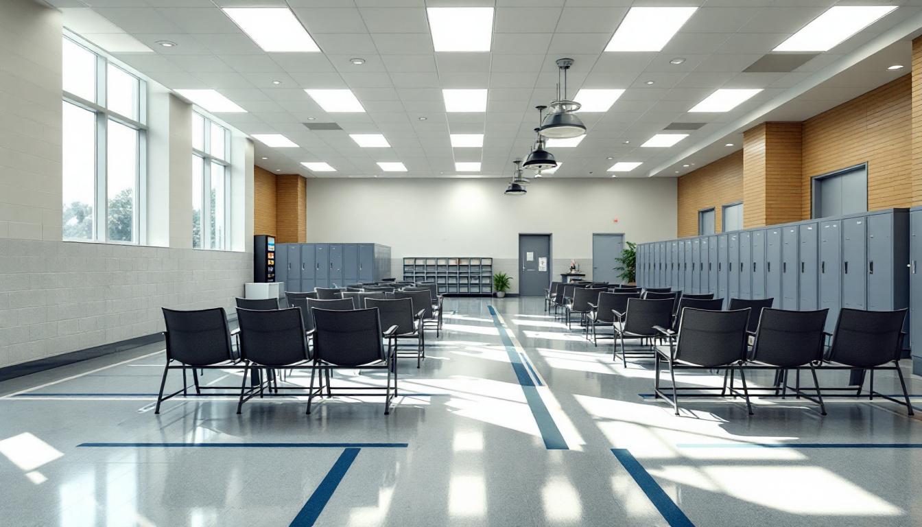 Visitation area at David Wade Correctional Center
