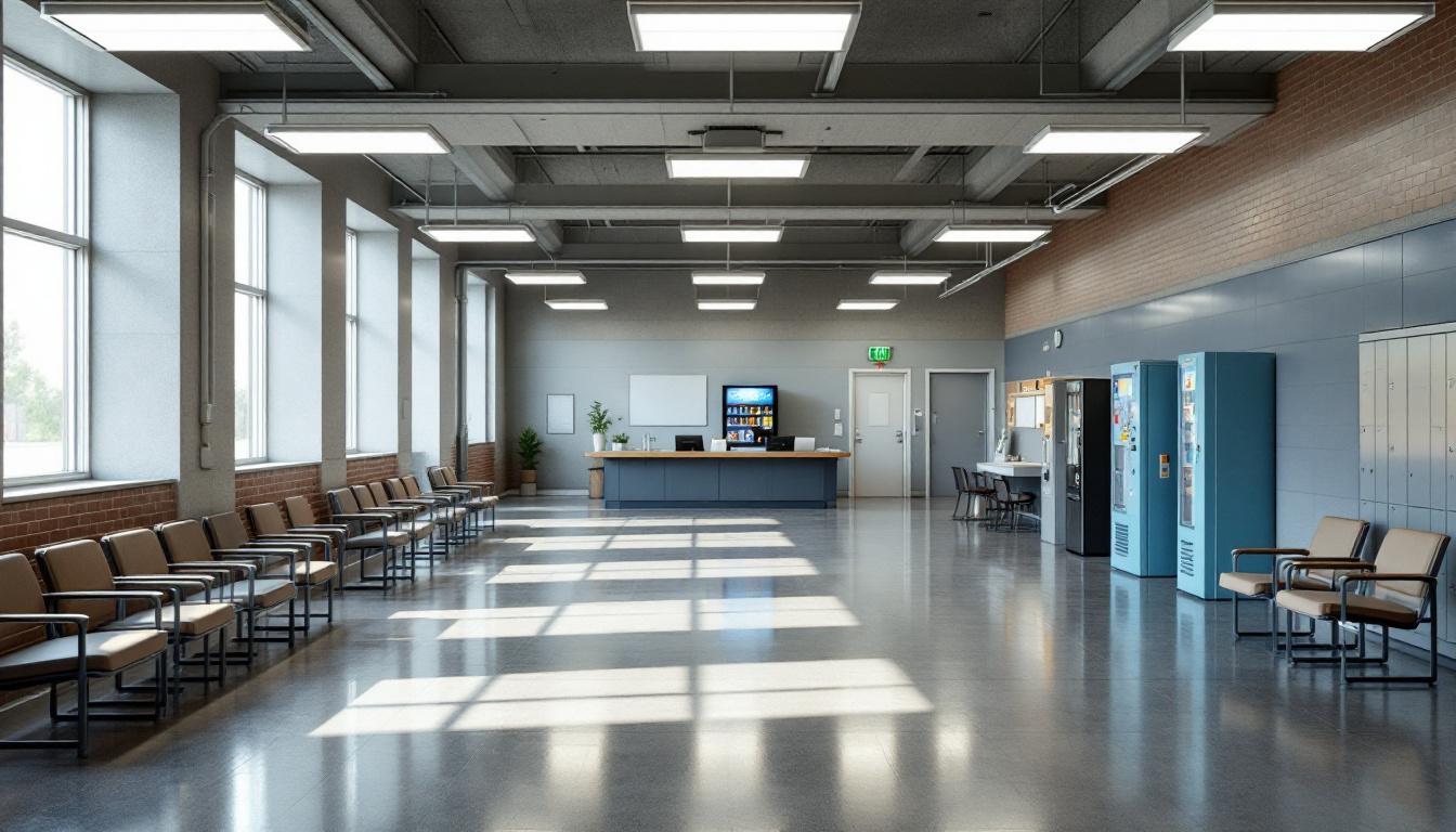 Visitation facilities and waiting area at Orleans Parish Prison