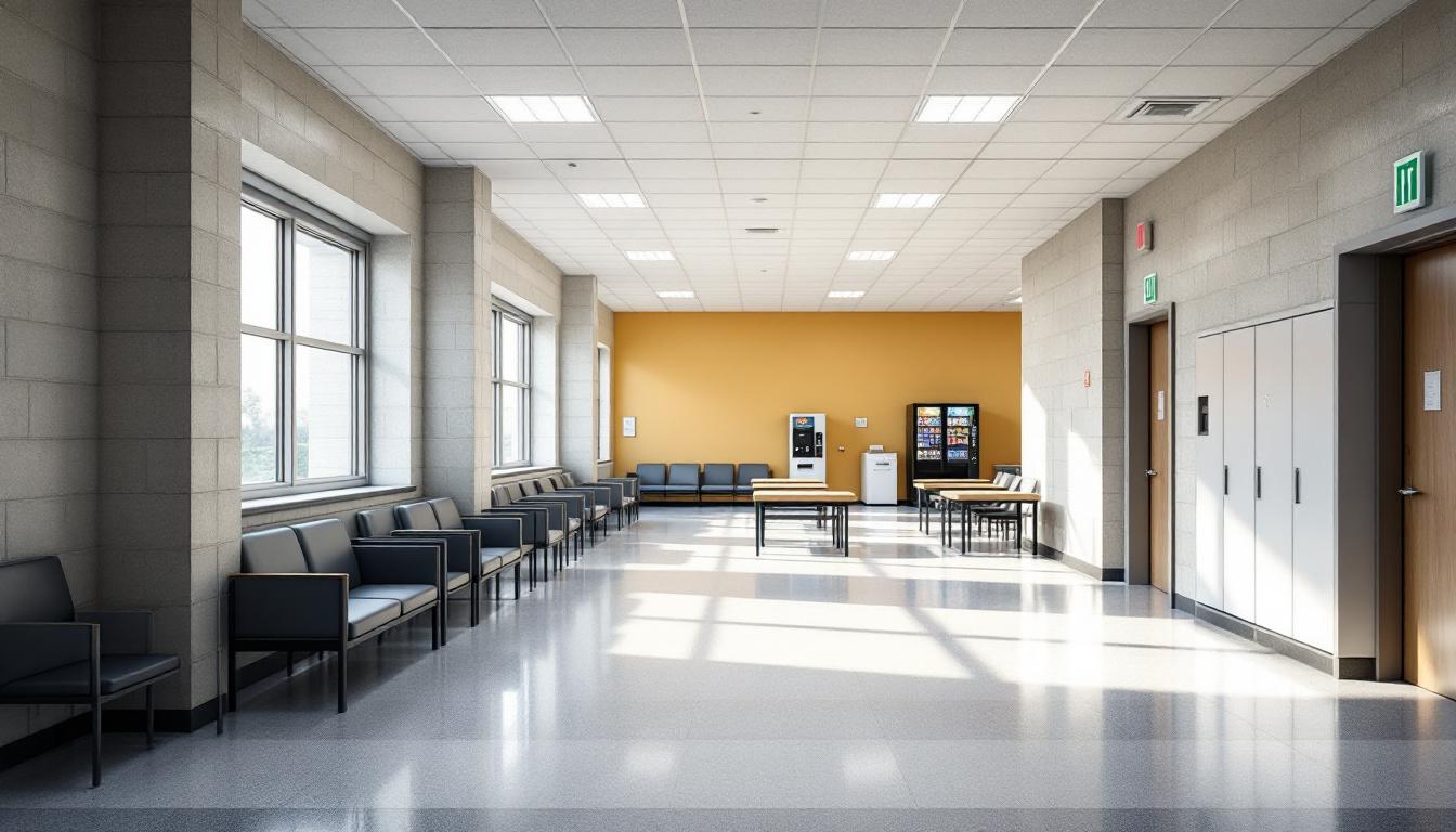 Visitation facilities and waiting area at West Baton Rouge Parish Jail