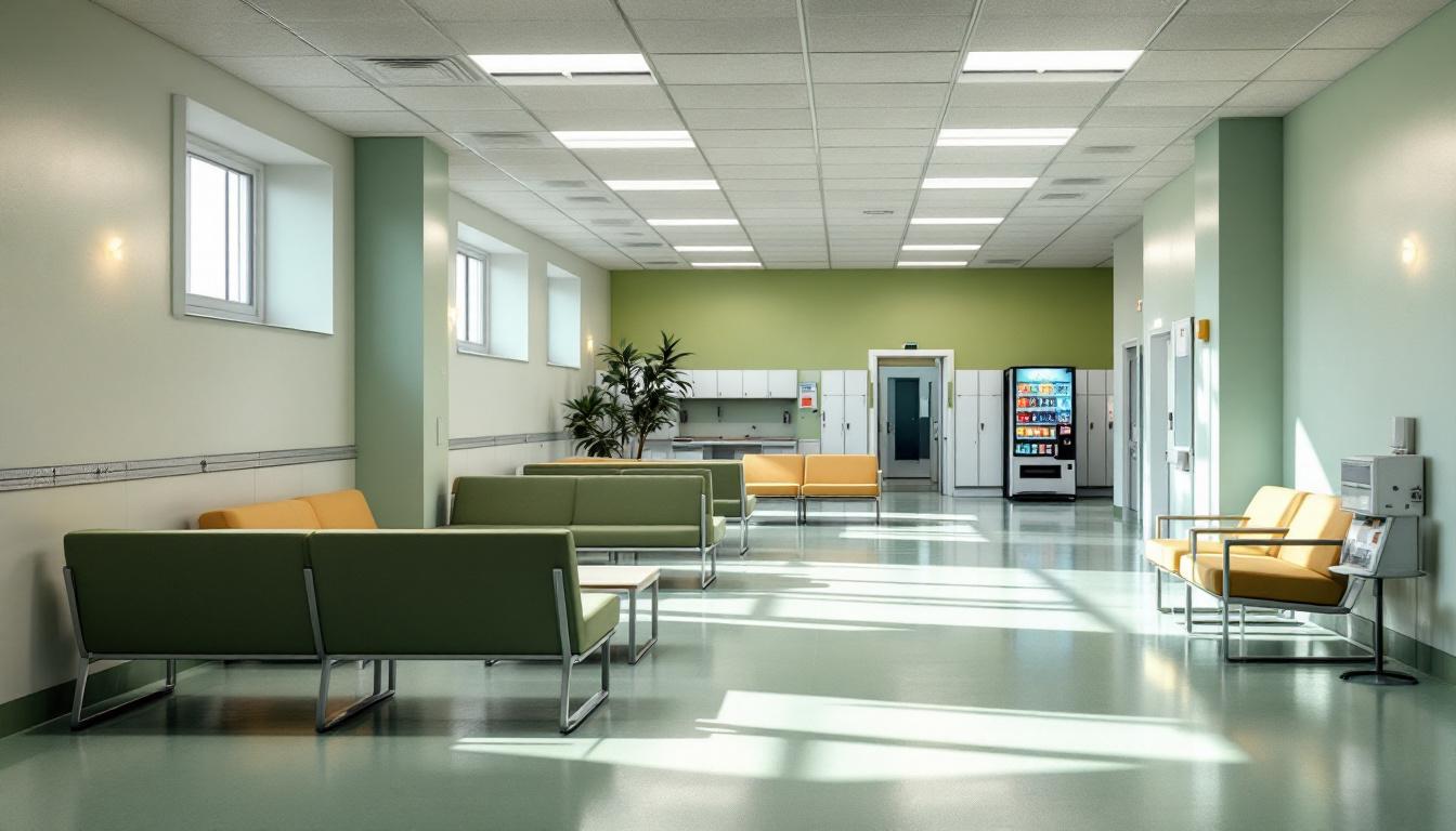 Visitation facilities and waiting area at Iberia Parish Jail