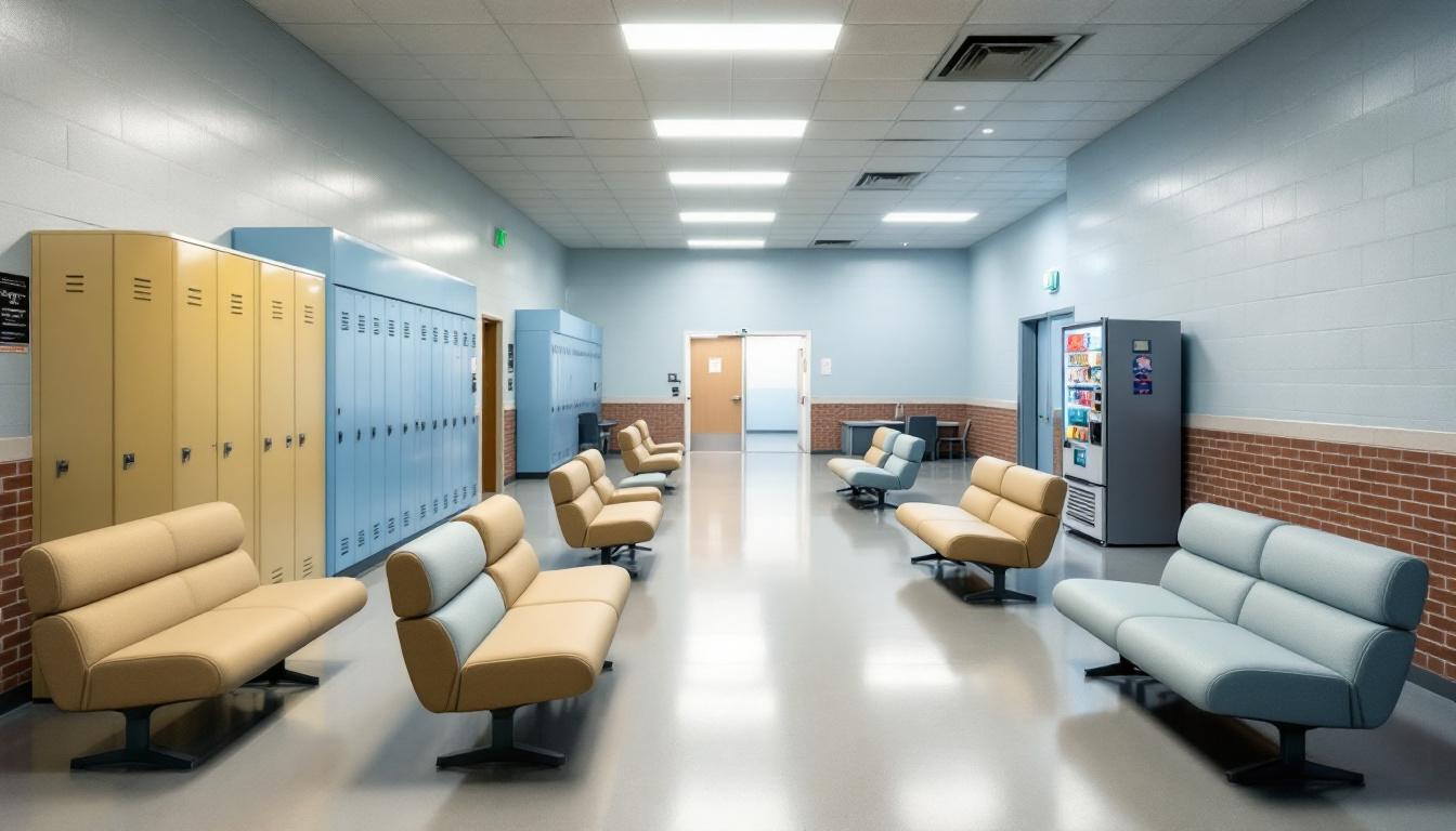 Visitation area at Louisiana State Penitentiary