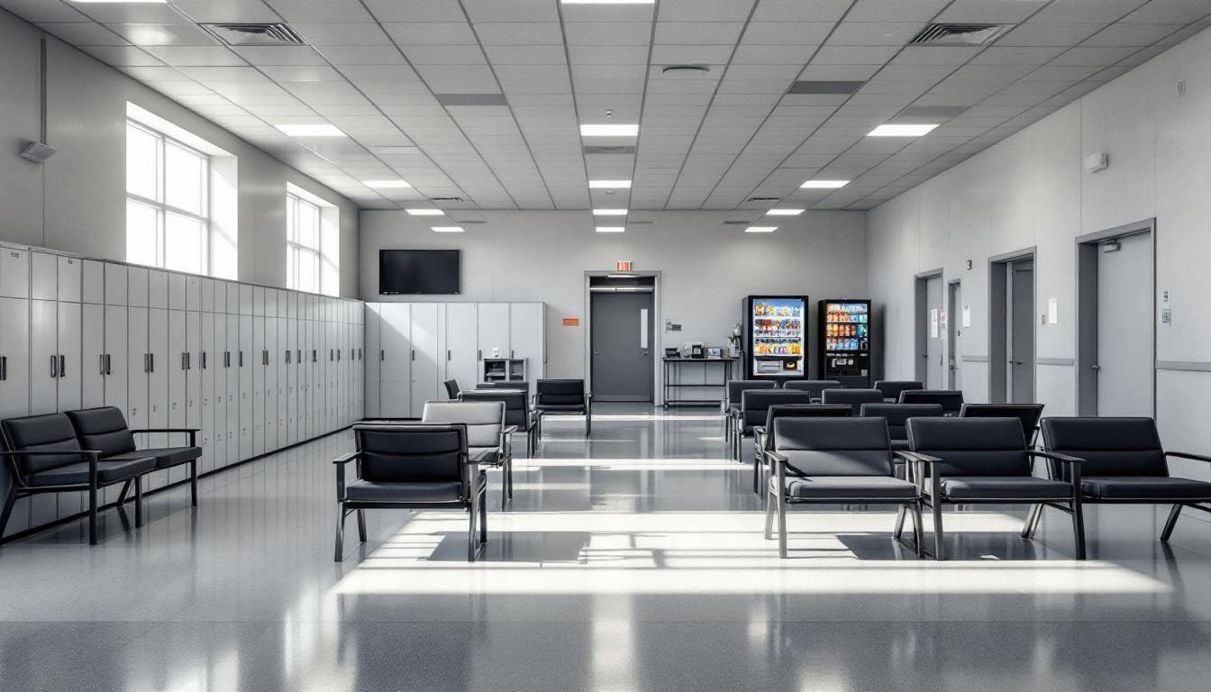 Visitation area at Bayou Dorcheat Correction Center