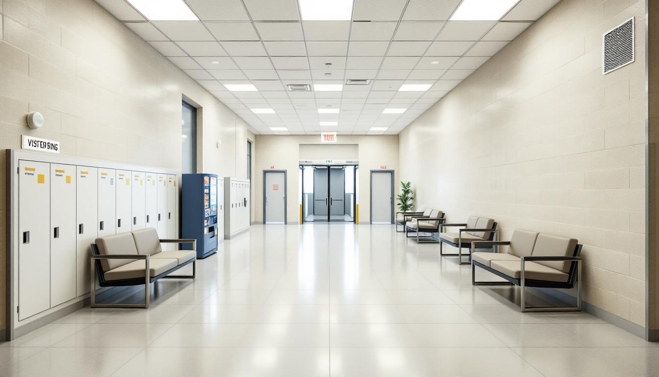 Visitation area at Vermilion Parish Jail