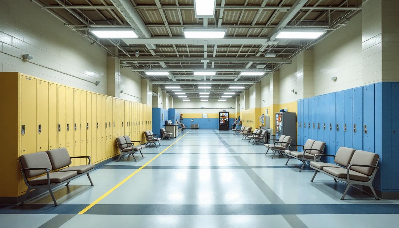 Visitation facilities and waiting area at Union Parish Detention Center