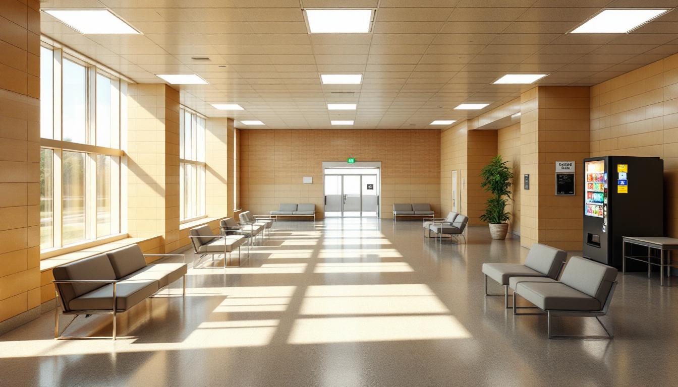 Visitation area at St. Bernard Sheriff's Office Prison