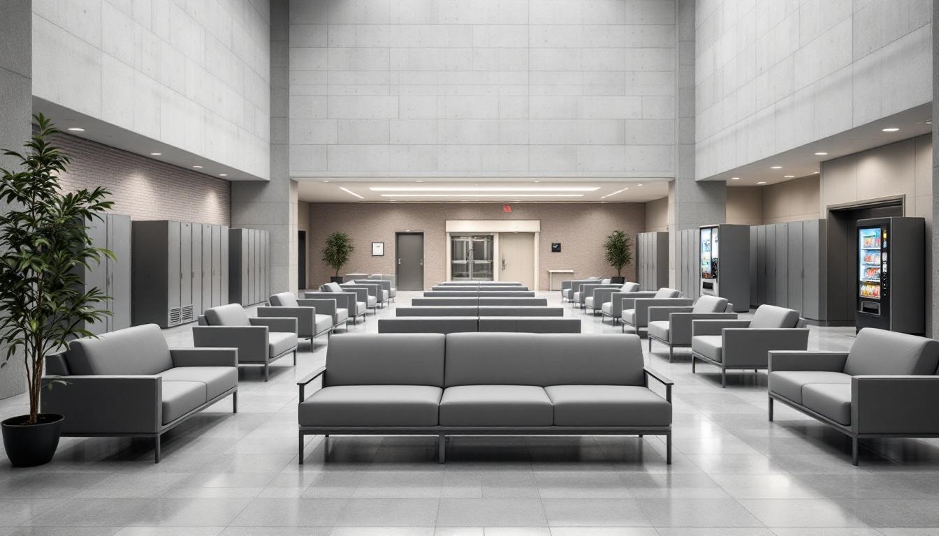 Visitation area at Sabine Parish Detention Center