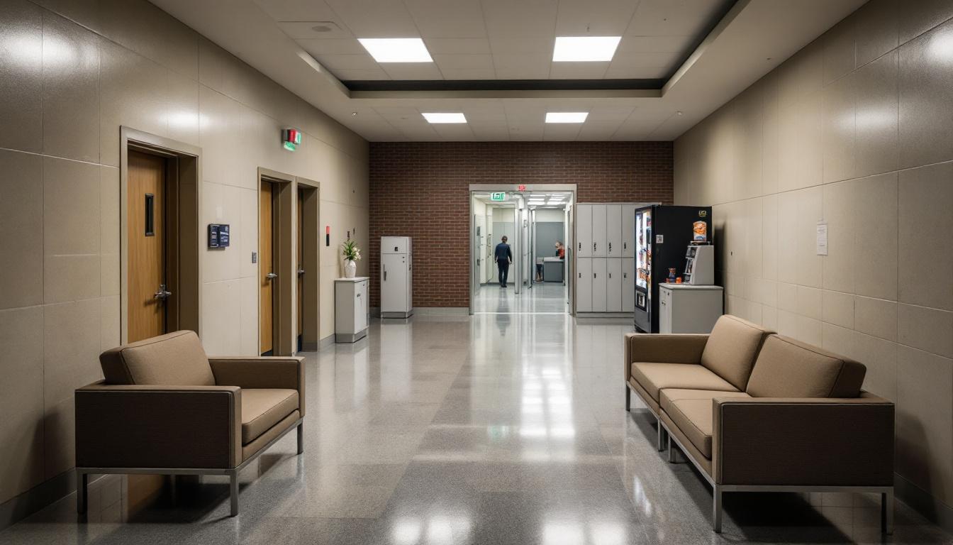 Visitation facilities and waiting area at Bayou Dorcheat Correction Center